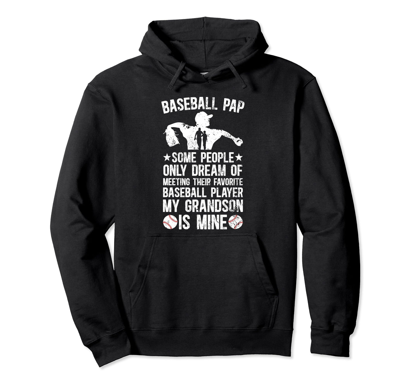 Favorite Baseball Player Pap Baseball Hoodie - Aesthetic Graphic Unisex - T-Shirt, Sweatshirt, Hoodie