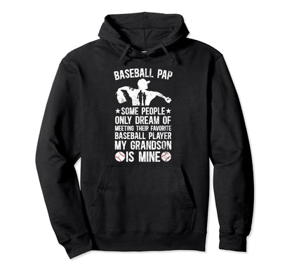 Favorite Baseball Player Pap Baseball Hoodie - Aesthetic Graphic Unisex - T-Shirt, Sweatshirt, Hoodie