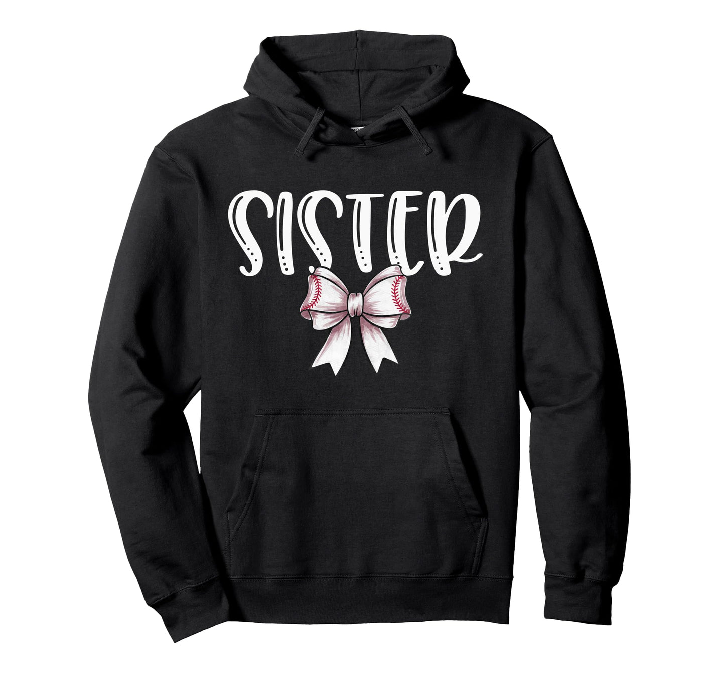 Coquette Baseball Sister Spirit Hoodie - Streetwear Style Men Women - T-Shirt, Sweatshirt, Hoodie