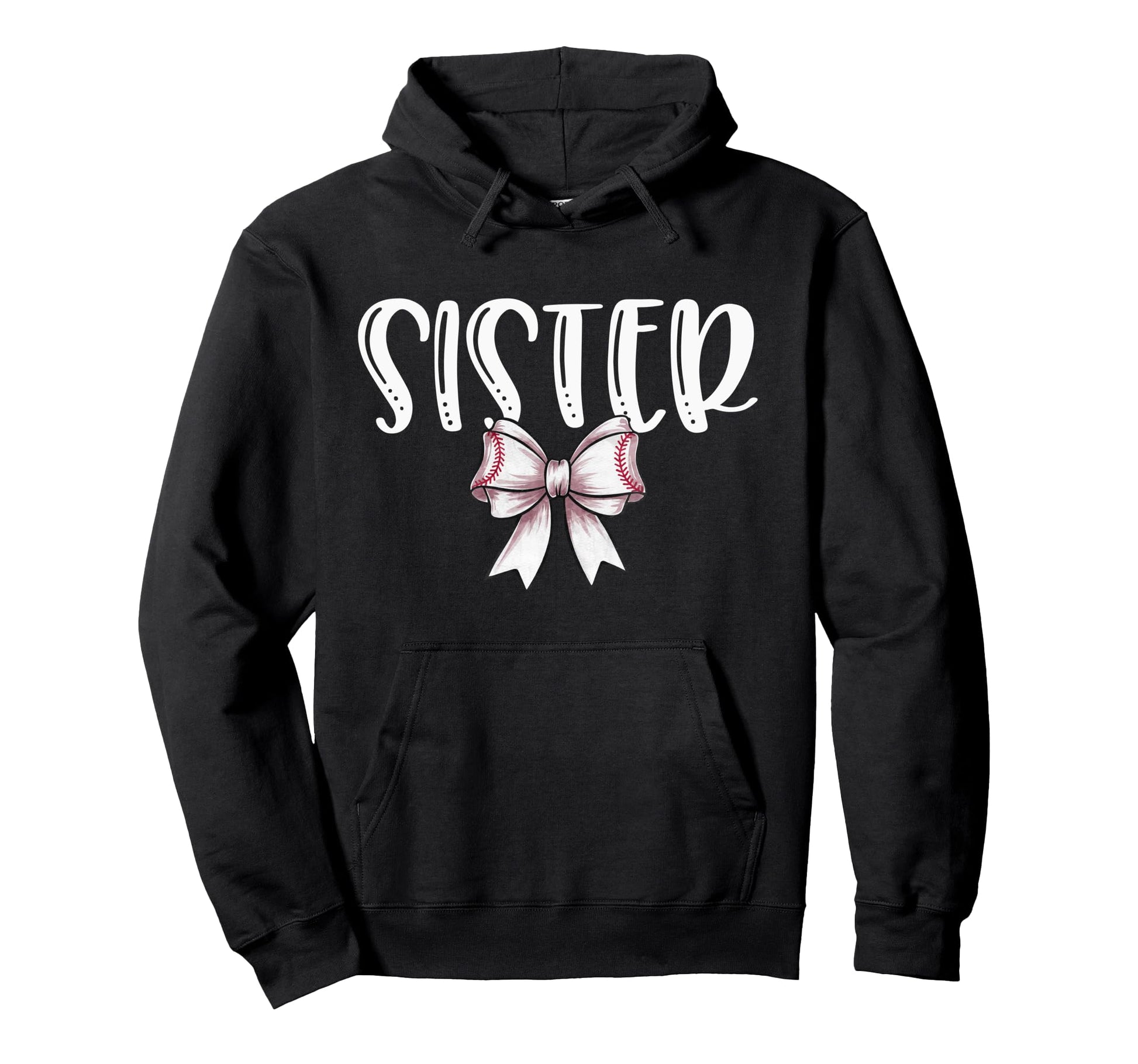 Coquette Baseball Sister Spirit Hoodie - Streetwear Style Men Women - T-Shirt, Sweatshirt, Hoodie