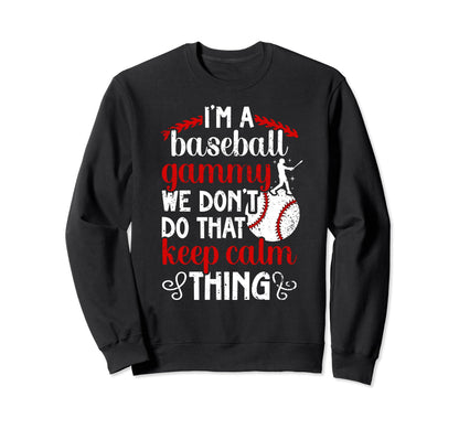 Im Baseball Gammy Grandma Gammy Sweatshirt - Unique Graphic for Adults - T-Shirt, Sweatshirt, Hoodie