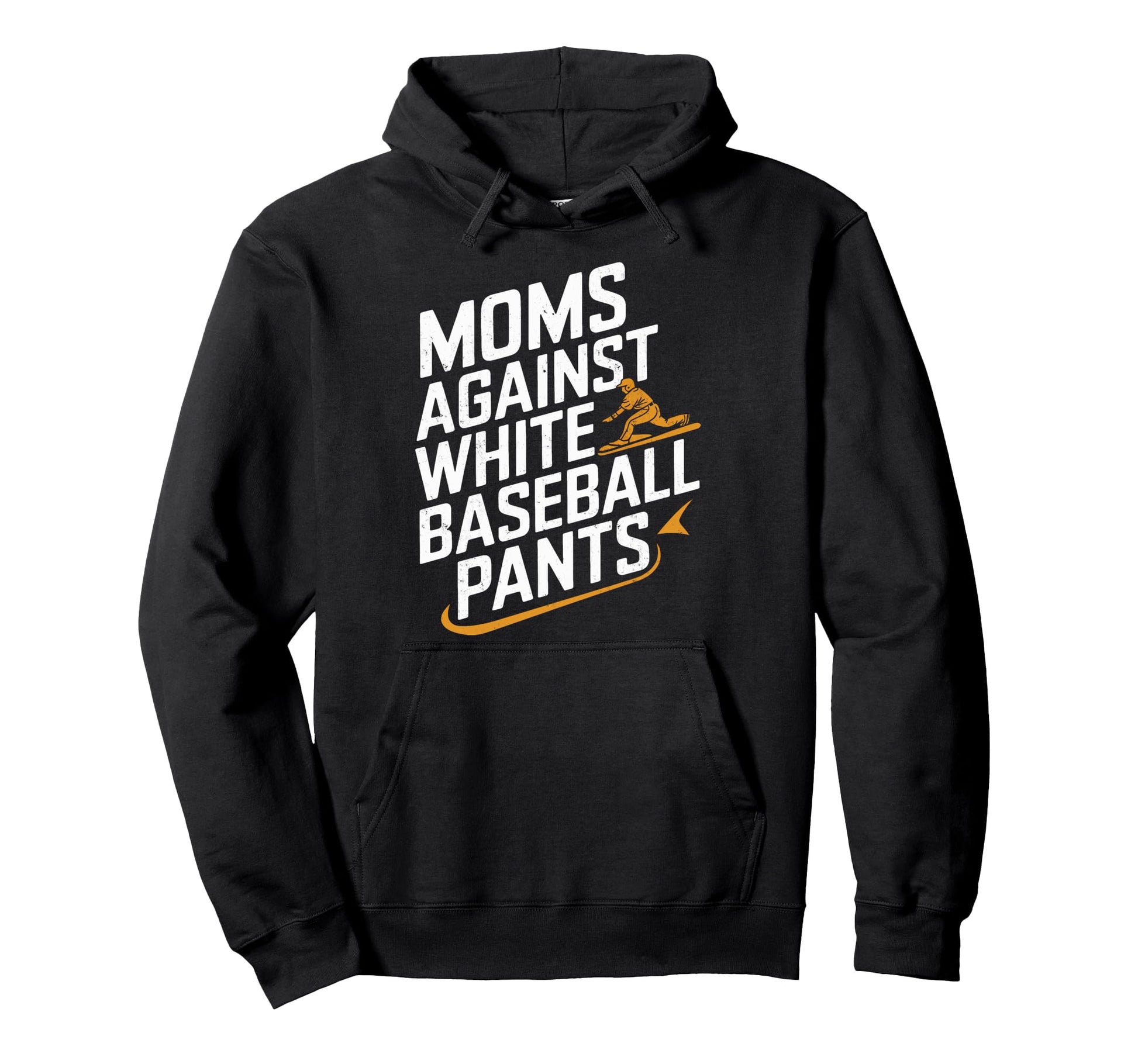 Baseball Moms Against White Baseball Hoodie - Graphic Print Men Women - T-Shirt, Sweatshirt, Hoodie