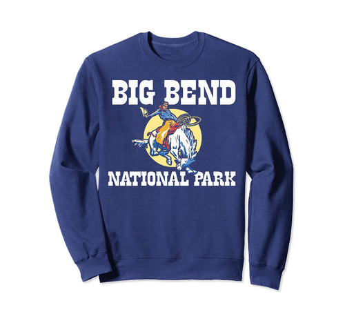 Bronco Rodeo Rider Big Bend Sweatshirt - Fun Novelty Design Men Women - T-Shirt, Sweatshirt, Hoodie