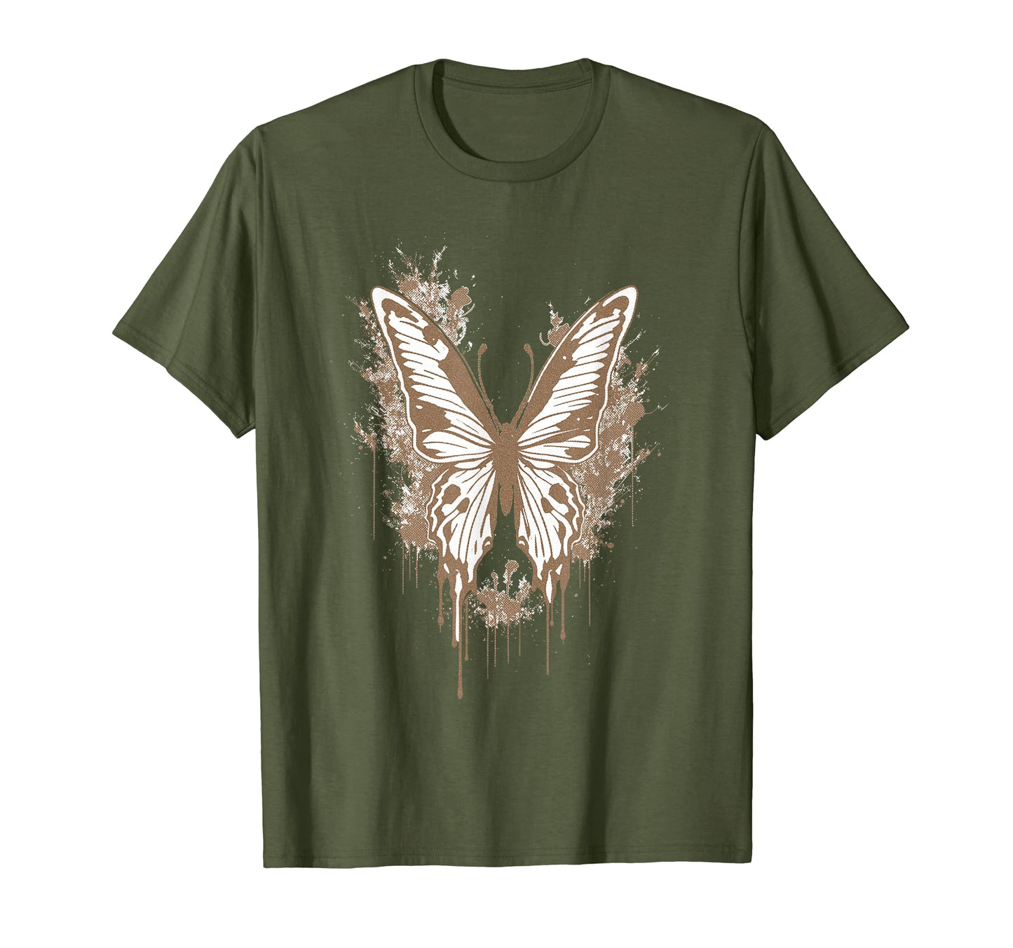 Grunge Butterfly Y2K Aesthetic T-Shirt - Trendy Graphic Men Women - T-Shirt, Sweatshirt, Hoodie
