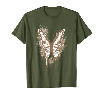Grunge Butterfly Y2K Aesthetic T-Shirt - Trendy Graphic Men Women - T-Shirt, Sweatshirt, Hoodie
