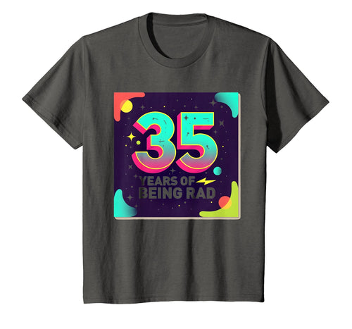 35Th Birthday Gift Rad 80S Celebration T-Shirt - Trendy Graphic Men Women - T-Shirt, Sweatshirt, Hoodie