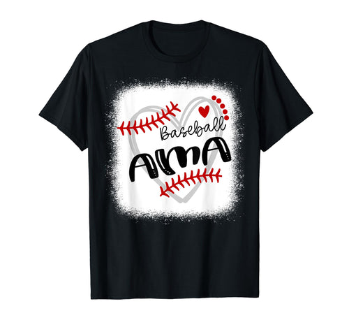 Personalized Baseball Heart Ama T-Shirt - Fun Novelty Design Men Women - T-Shirt, Sweatshirt, Hoodie