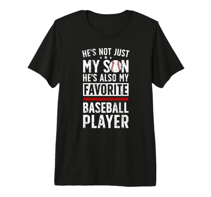 Mens My Favorite Baseball Player Dad T-Shirt - Novelty Apparel for Adults - T-Shirt, Sweatshirt, Hoodie