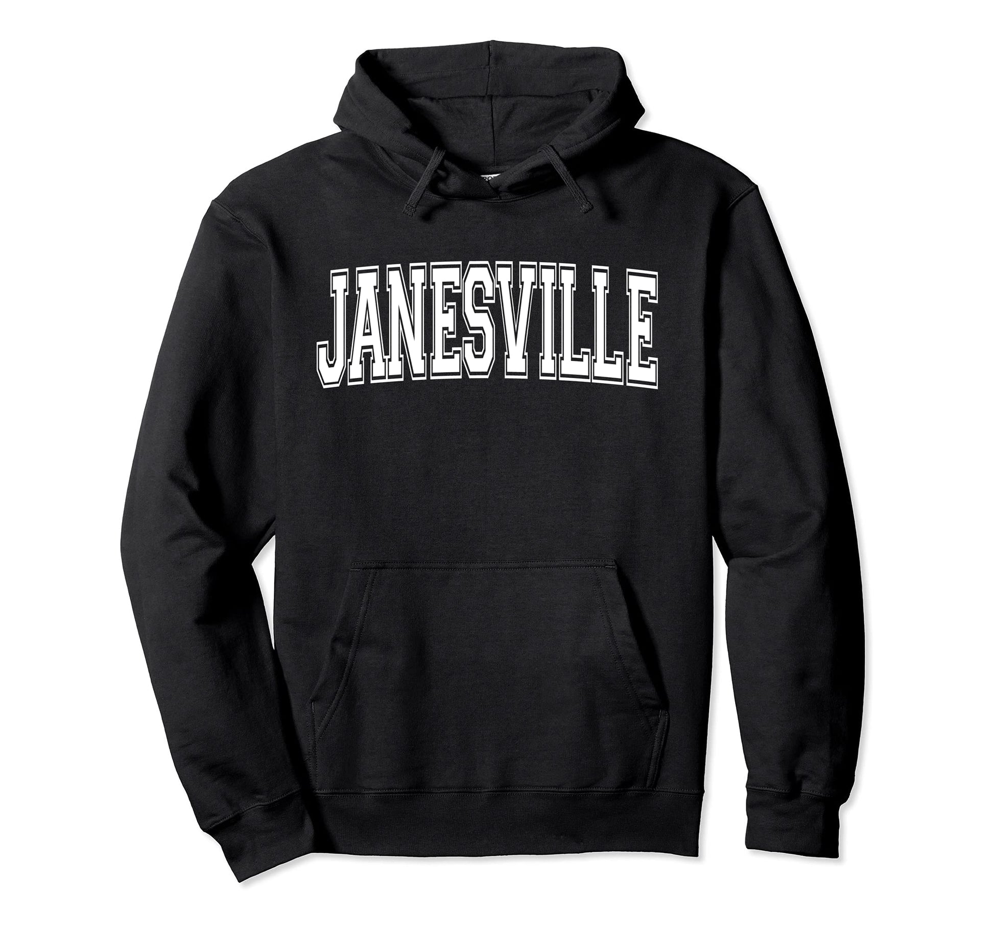 Janesville Wi Wisconsin Usa Sports Hoodie - Fun Novelty Design for Adults - T-Shirt, Sweatshirt, Hoodie