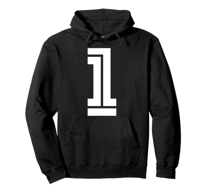 1 Sports Team Number Fan Hoodie - Streetwear Style Men Women - T-Shirt, Sweatshirt, Hoodie