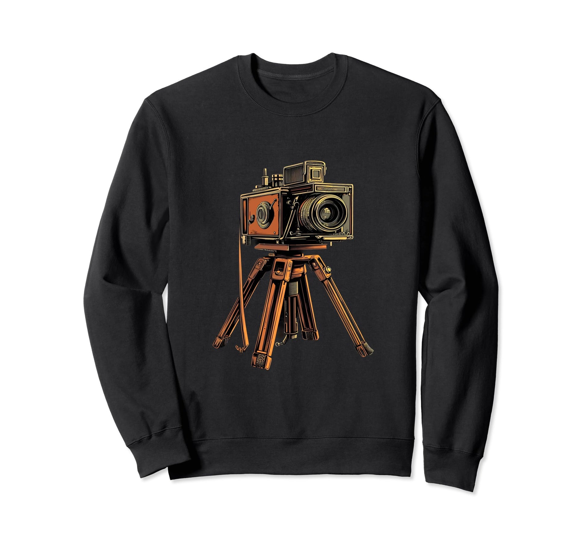 Photography Camera Tripod Sweatshirt - Fun Novelty Design Men Women - T-Shirt, Sweatshirt, Hoodie