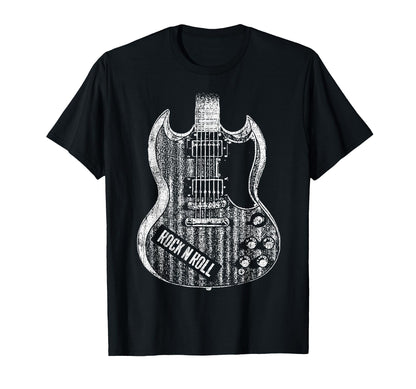 Rock And Roll Guitar Rock Music T-Shirt - Trendy Graphic Men Women - T-Shirt, Sweatshirt, Hoodie