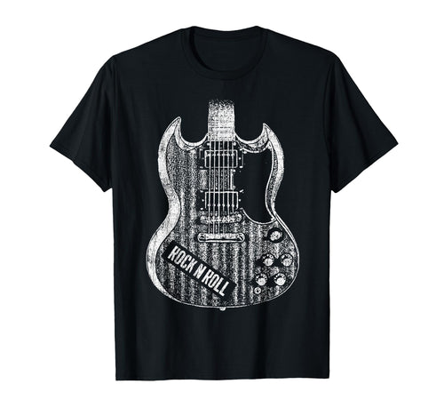 Rock And Roll Guitar Rock Music T-Shirt - Trendy Graphic Men Women - T-Shirt, Sweatshirt, Hoodie