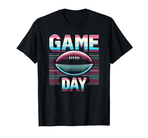Vaporwave Aesthetic Game Day American T-Shirt - Novelty Apparel Men Women - T-Shirt, Sweatshirt, Hoodie