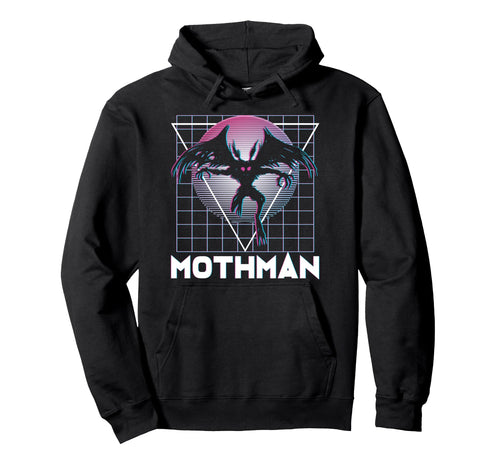 Vaporwave Aesthetic Mothman Cryptozoology Hoodie - Graphic Print Men Women - T-Shirt, Sweatshirt, Hoodie