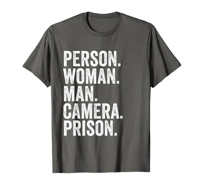 Person Camera Prison Tess Hoodie - Trendy Graphic Unisex - T-Shirt, Sweatshirt, Hoodie