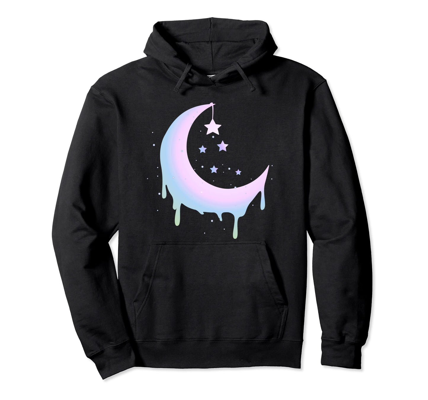 Pastel Moon Goth Vaporwave Hoodie - Fun Novelty Design Unisex - T-Shirt, Sweatshirt, Hoodie