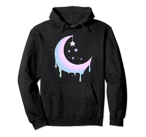 Pastel Moon Goth Vaporwave Hoodie - Fun Novelty Design Unisex - T-Shirt, Sweatshirt, Hoodie