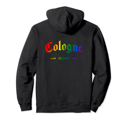 Cologne Cologne Lgbtqai Rainbow Back Hoodie - Streetwear Style Unisex - T-Shirt, Sweatshirt, Hoodie