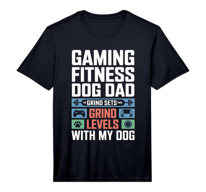 Mens Gaming Fitness Dad Grind Sets Then T-Shirt - Aesthetic Graphic Unisex - T-Shirt, Sweatshirt, Hoodie