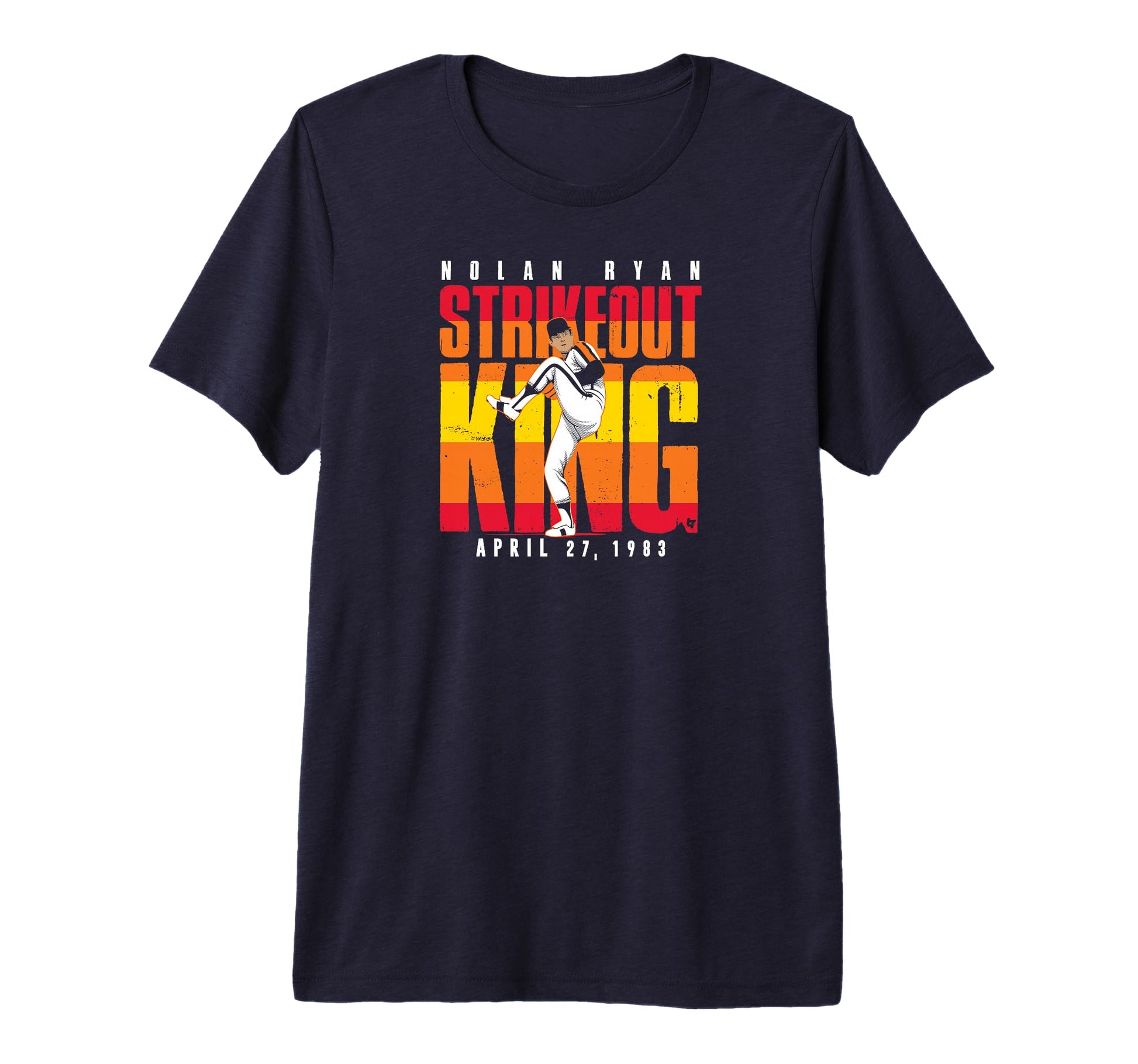 Nolan Ryan Strikeout King Houston T-Shirt - Graphic Print for Adults - T-Shirt, Sweatshirt, Hoodie