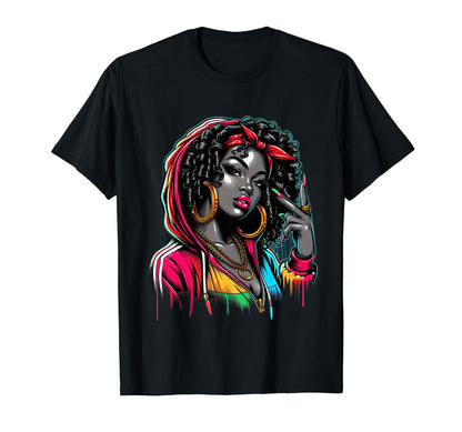 Old School Hip Hop Beautiful T-Shirt - Streetwear Style for Adults - T-Shirt, Sweatshirt, Hoodie
