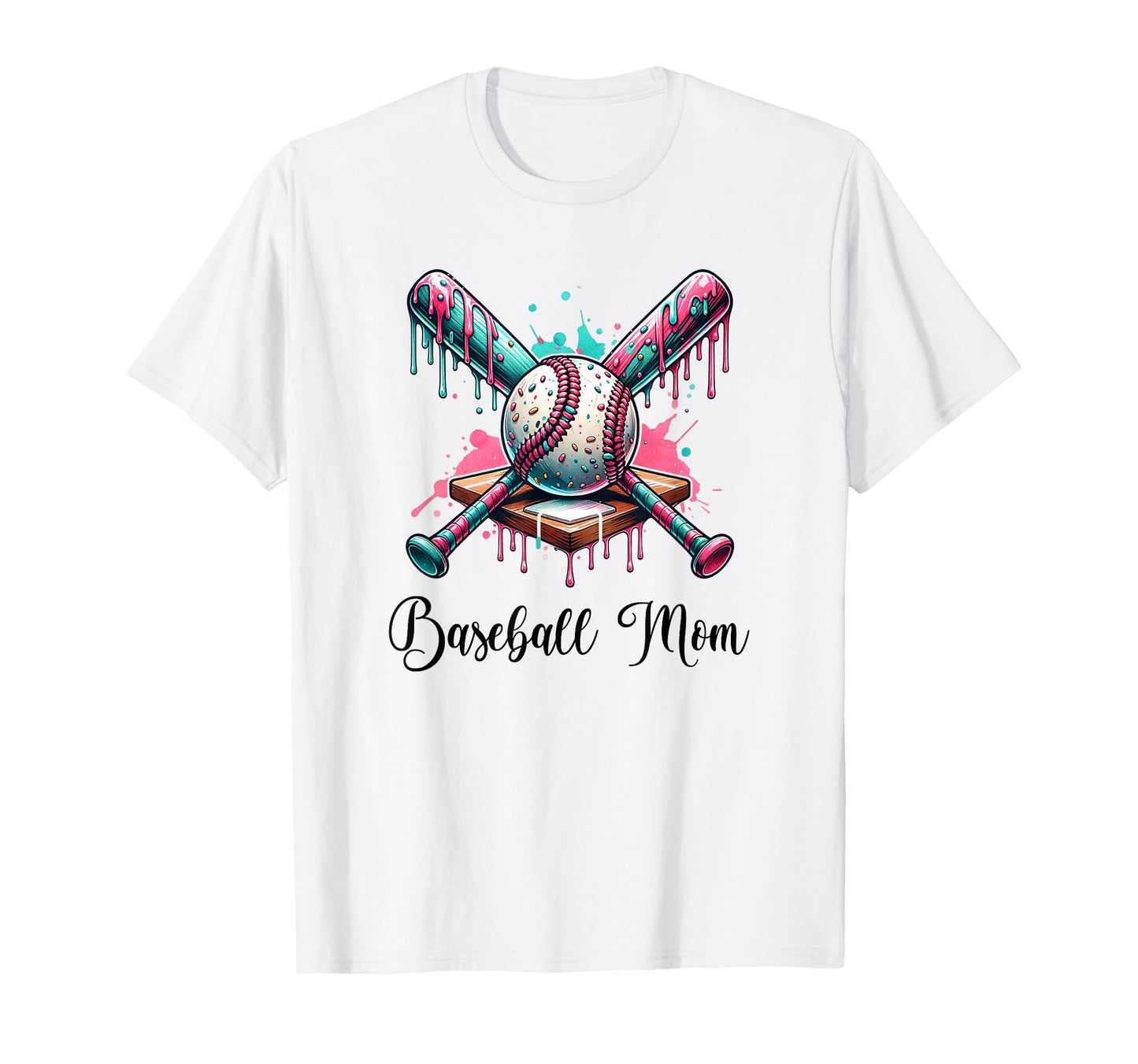 Baseball Mom Coquette Bow Mothers Day T-Shirt - Minimalist Print Unisex - T-Shirt, Sweatshirt, Hoodie
