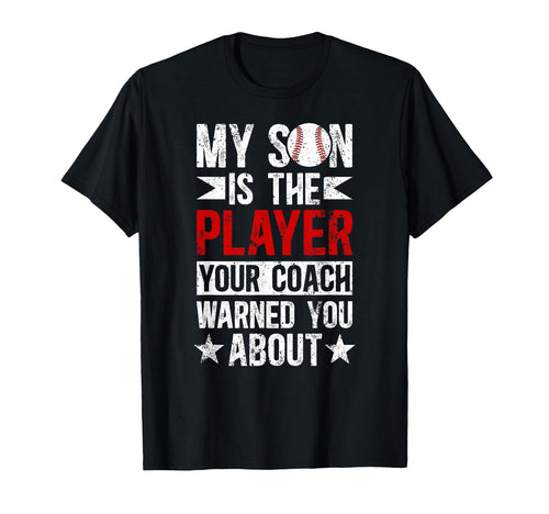 My Son Baseball Dad Baseball T-Shirt - Casual Everyday Wear Men Women - T-Shirt, Sweatshirt, Hoodie