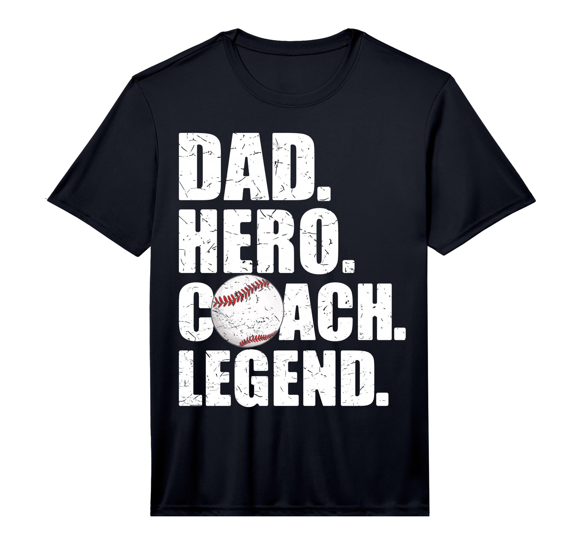 Mens Dad Hero Coach Legend Father Daddy T-Shirt - Unique Graphic Unisex - T-Shirt, Sweatshirt, Hoodie