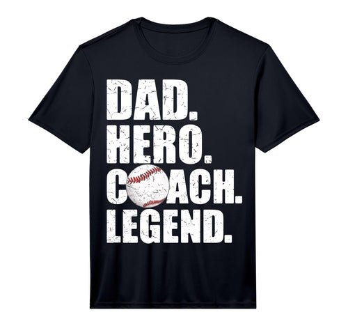 Mens Dad Hero Coach Legend Father Daddy T-Shirt - Unique Graphic Unisex - T-Shirt, Sweatshirt, Hoodie