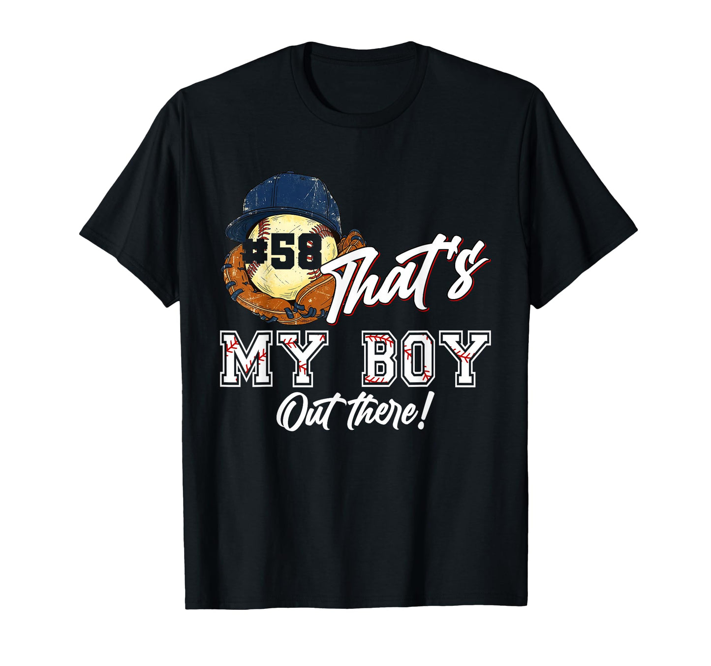 Thats My Out There Baseball Player T-Shirt - Fun Novelty Design Unisex - T-Shirt, Sweatshirt, Hoodie