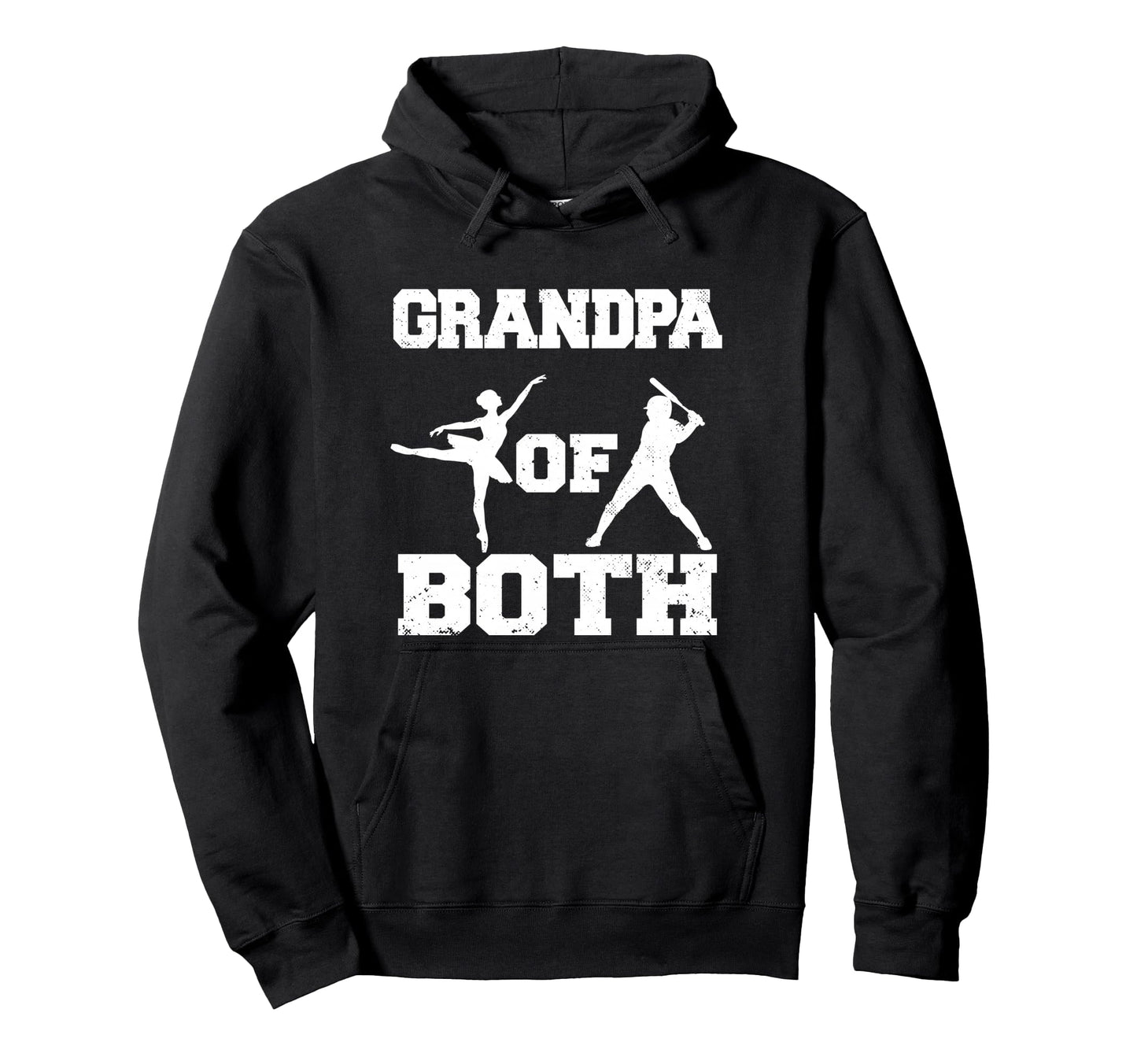 Grandpa Both Ballet Baseball Funny Dance Hoodie - Unique Graphic Men Women - T-Shirt, Sweatshirt, Hoodie