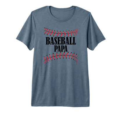Mens Baseball Papa Baseball Grandpa T-Shirt - Aesthetic Graphic Men Women - T-Shirt, Sweatshirt, Hoodie