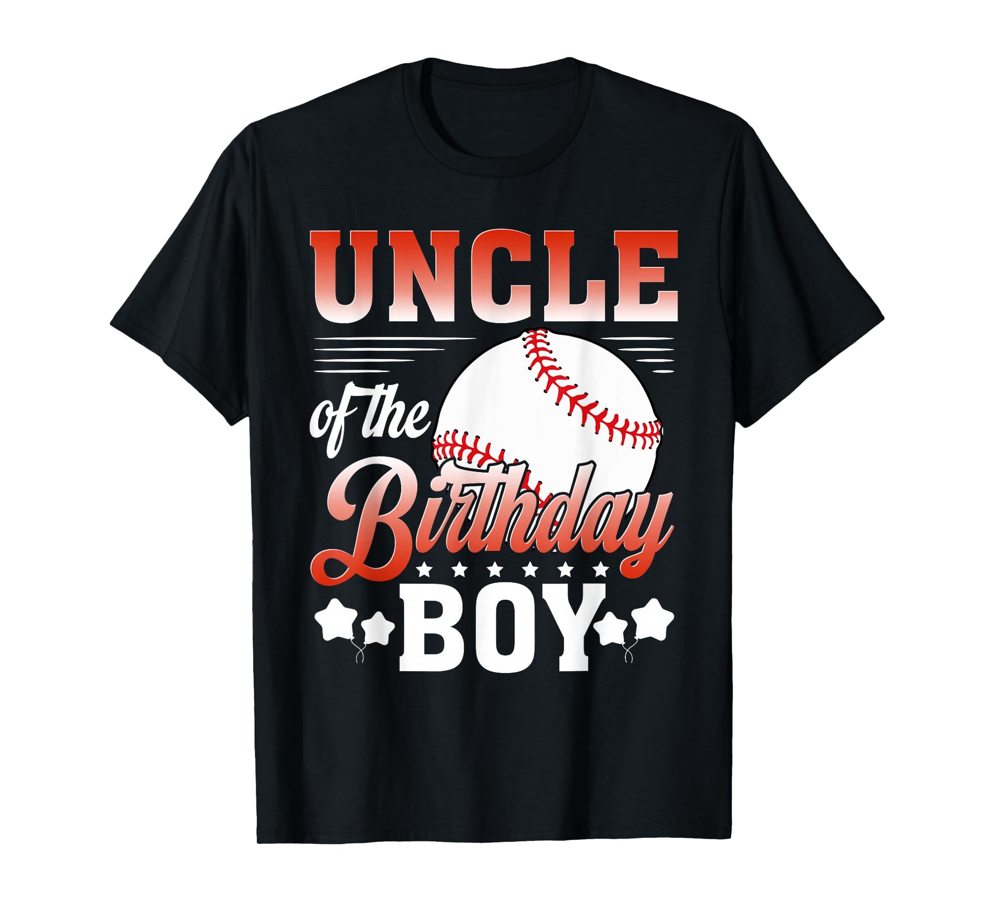 Uncle Birthday Baseball Player Bday T-Shirt - Unique Graphic Men Women - T-Shirt, Sweatshirt, Hoodie