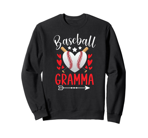 Baseball Gramma Grandma Gramma Sweatshirt - Graphic Print Men Women - T-Shirt, Sweatshirt, Hoodie