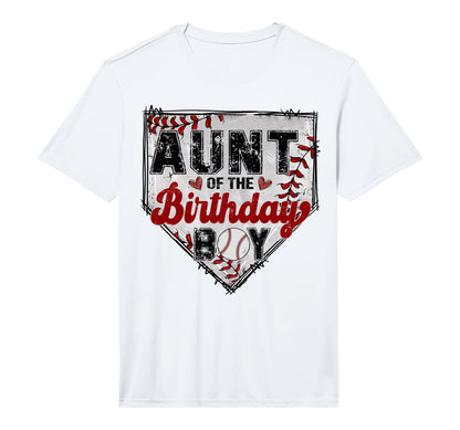 Aunt Birthday Baseball Lover Family T-Shirt - Fun Novelty Design Unisex - T-Shirt, Sweatshirt, Hoodie