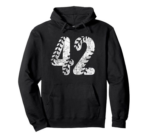 Baseball Softball Mom 42 Number 42 Hoodie - Custom Art Print Unisex - T-Shirt, Sweatshirt, Hoodie