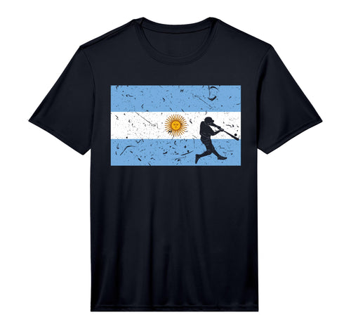 Baseball League Argentina Flag T-Shirt - Casual Everyday Wear Men Women - T-Shirt, Sweatshirt, Hoodie