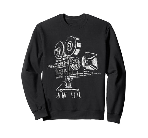 Film Lover 35Mm 70Mm Movie Camera Sweatshirt - Trendy Graphic Unisex - T-Shirt, Sweatshirt, Hoodie