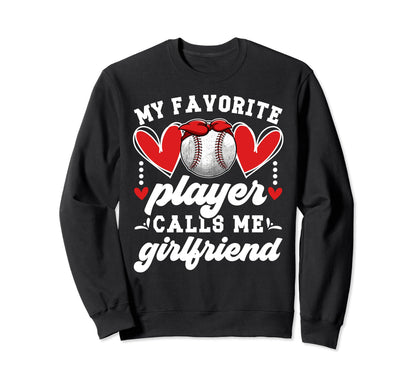 My Favorite Player Baseball Sweatshirt - Streetwear Style Unisex - T-Shirt, Sweatshirt, Hoodie