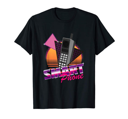 Nostalgic 80S 90S Mobile Cell Phone T-Shirt - Unique Graphic Unisex - T-Shirt, Sweatshirt, Hoodie