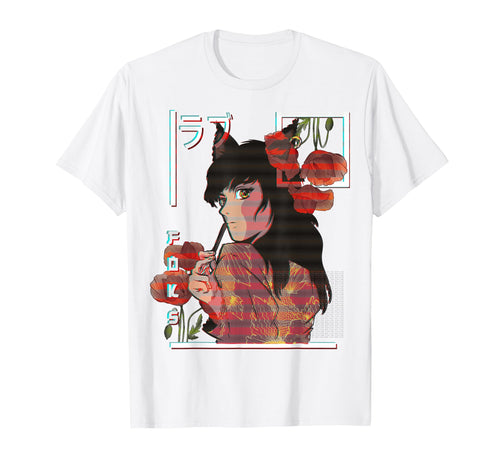 Anime Rgb Glitch Japanese Aesthetic T-Shirt - Graphic Print for Adults - T-Shirt, Sweatshirt, Hoodie
