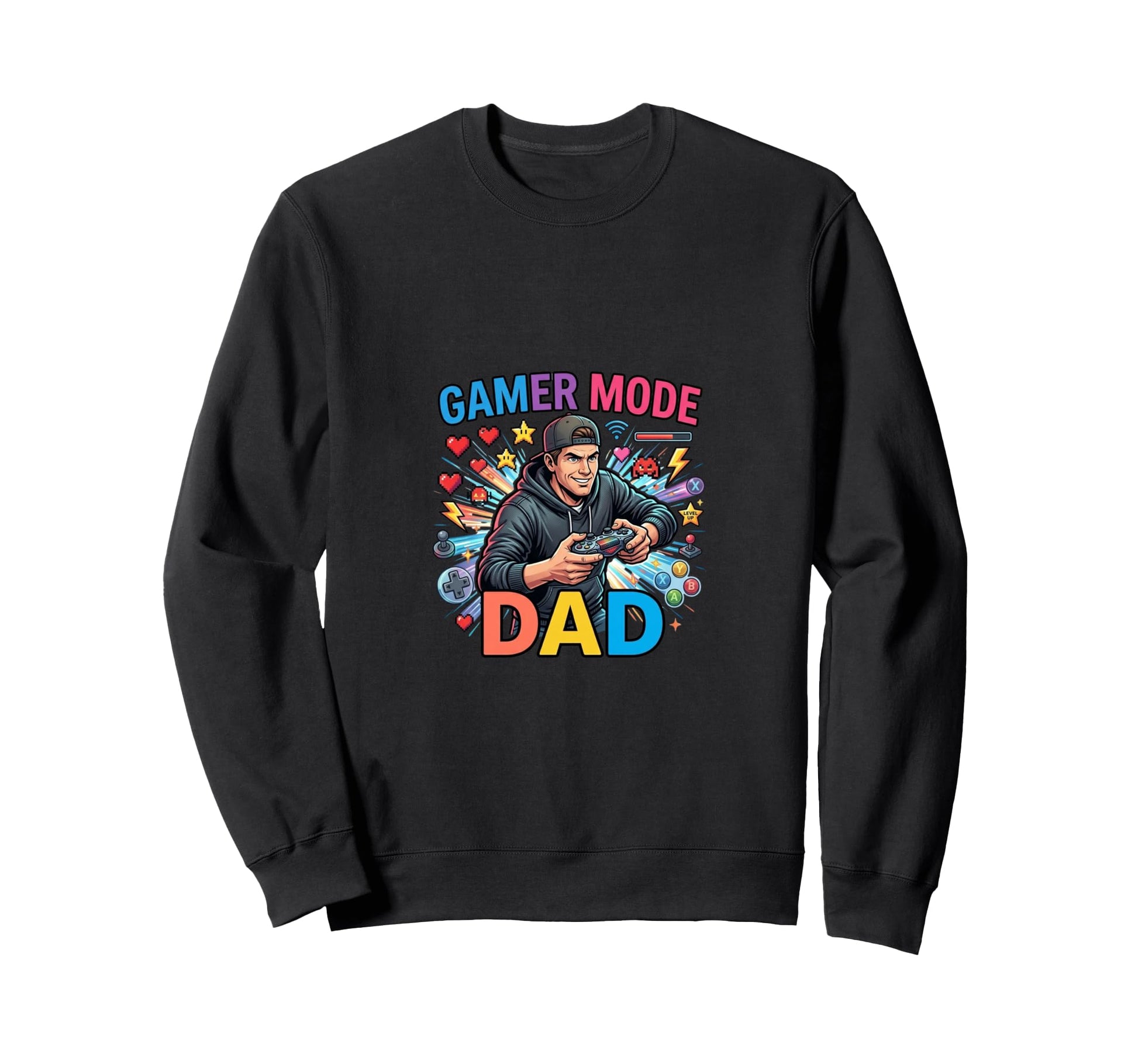 Gaming Dad Player Lifestyle Sweatshirt - Streetwear Style for Adults - T-Shirt, Sweatshirt, Hoodie