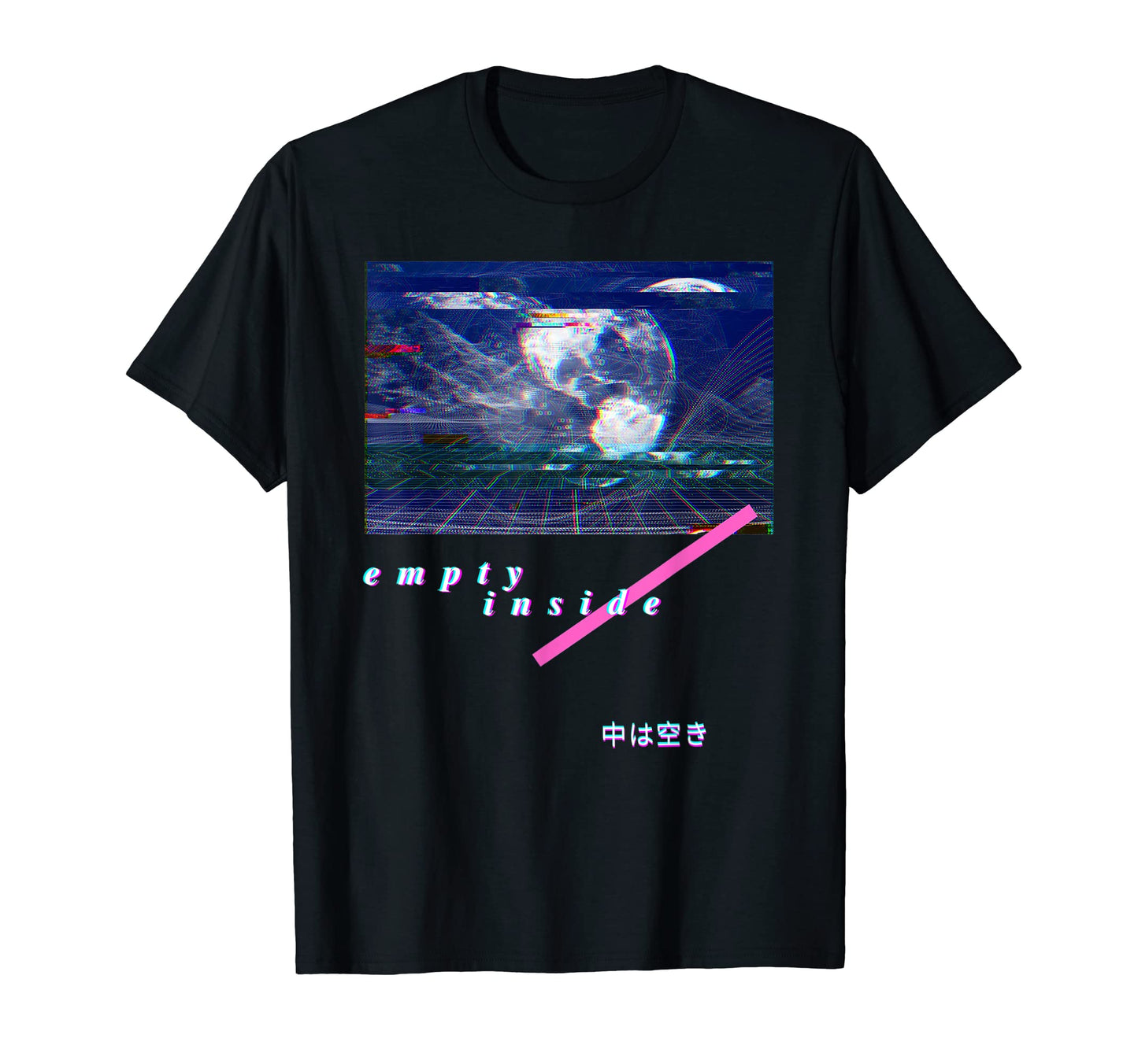 Empty Inside Vaporwave Aesthetic T-Shirt - Novelty Apparel for Adults - T-Shirt, Sweatshirt, Hoodie