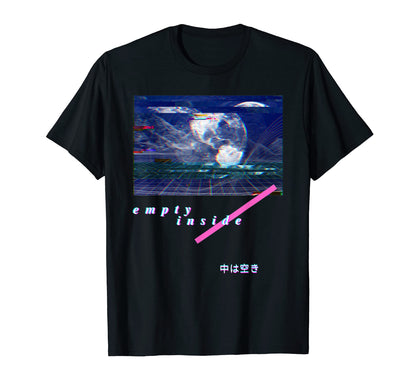 Empty Inside Vaporwave Aesthetic T-Shirt - Novelty Apparel for Adults - T-Shirt, Sweatshirt, Hoodie