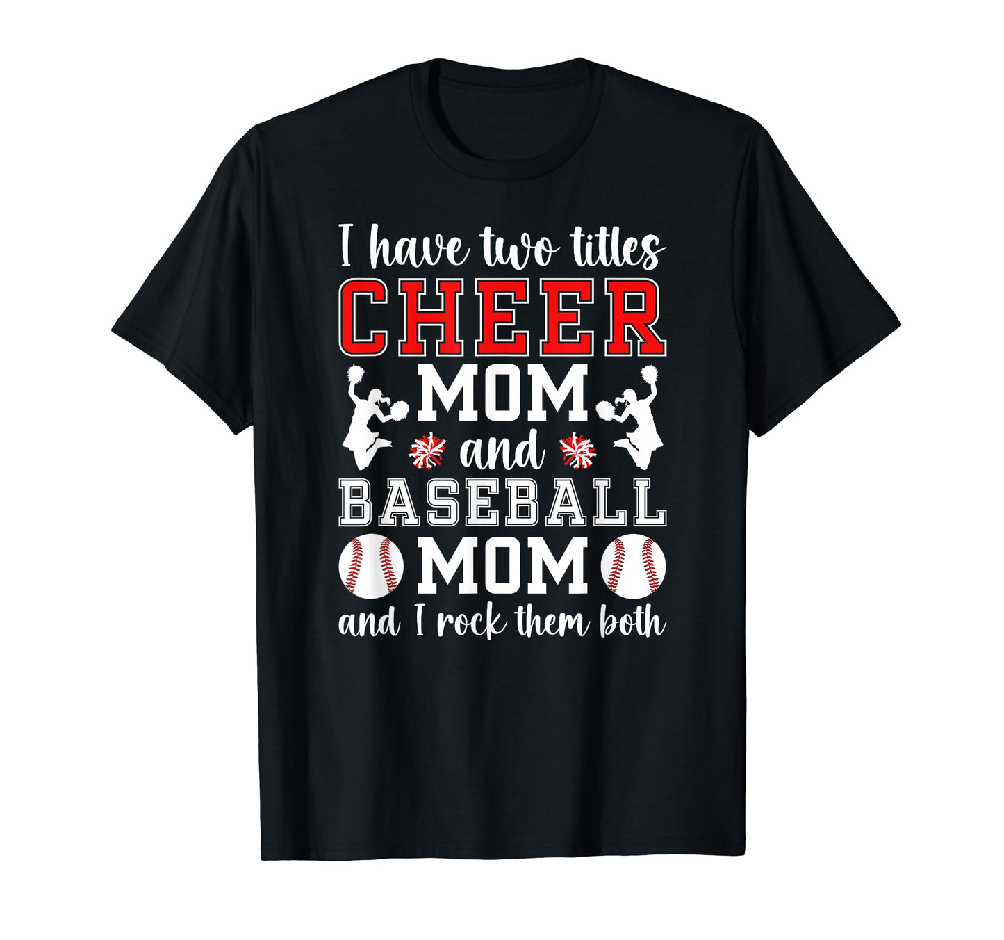 Cheer Baseball Mom Baseball Player T-Shirt - Fun Novelty Design Unisex - T-Shirt, Sweatshirt, Hoodie