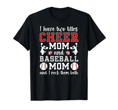 Cheer Baseball Mom Baseball Player T-Shirt - Fun Novelty Design Unisex - T-Shirt, Sweatshirt, Hoodie