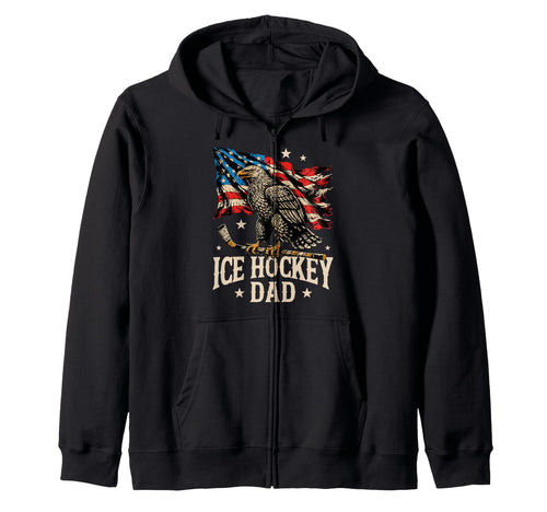 Proud Ice Hockey Fathers Day Outfits T-Shirt - Fun Novelty Design Unisex - T-Shirt, Sweatshirt, Hoodie