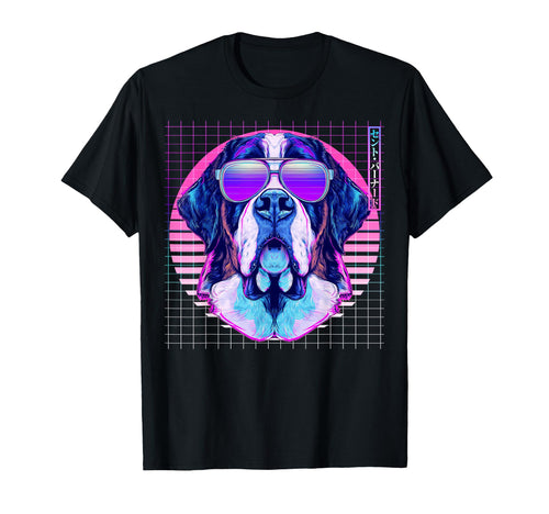 St Bernard Sunglasses Dog T-Shirt - Casual Everyday Wear for Adults - T-Shirt, Sweatshirt, Hoodie
