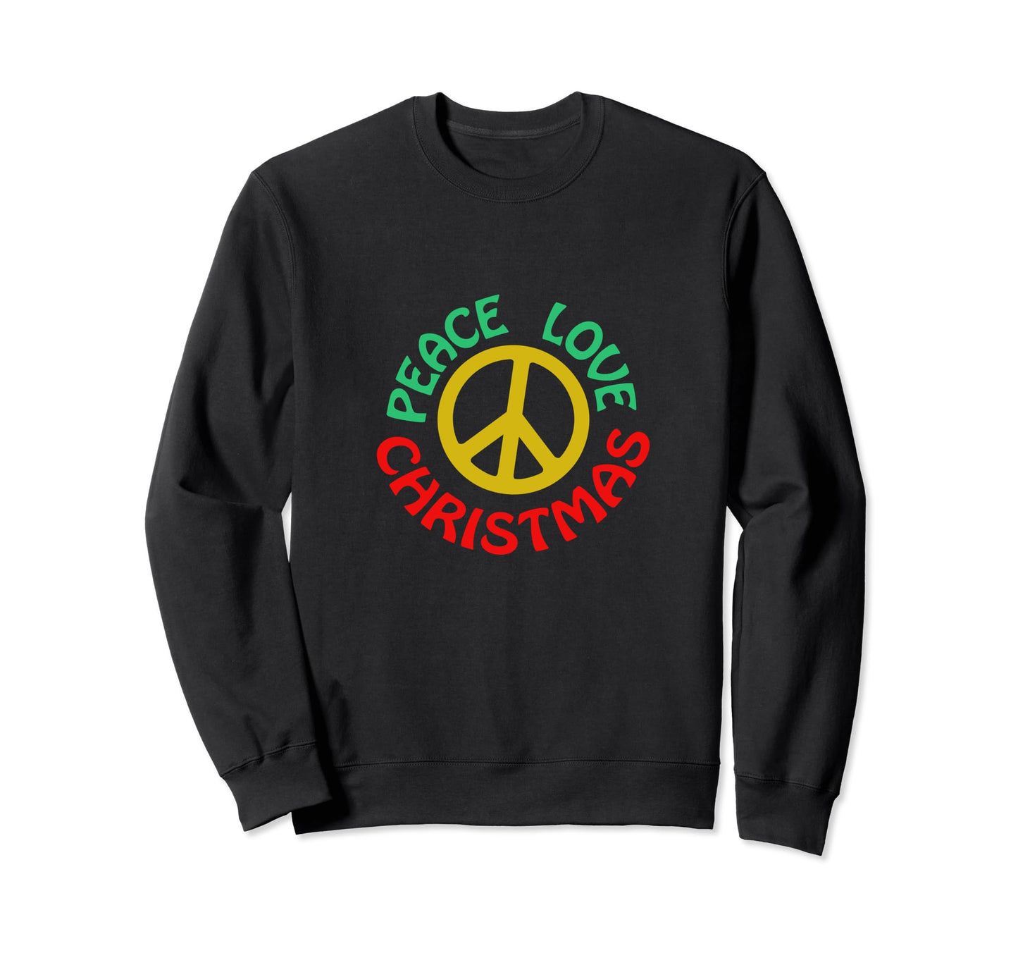 Peace Love Sweatshirt - Minimalist Print Unisex - T-Shirt, Sweatshirt, Hoodie